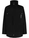 Givenchy Logo Print Parka Jacket