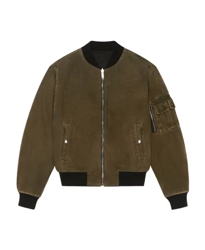 GIVENCHY GIVENCHY REVERSIBLE DENIM BOMBER JACKET