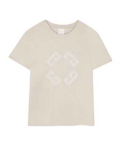 GIVENCHY LOGO PRINT ROUND-COLLAR T-SHIRT