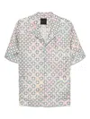 Givenchy Multicolor Pyjamas Shirt In Monogram 72 Silk In 中性色
