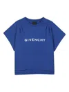 Givenchy Logo-print Short-sleeve T-shirt In Blue