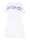 Givenchy Logo-print Short-sleeved Maxi Dress In White