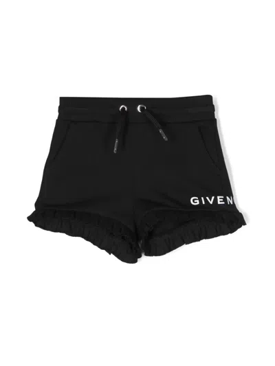 Givenchy Babies' Logo-print Shorts In Black
