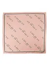 Givenchy Logo-print Silk Scarf In Pink