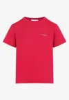 Givenchy Lipstick Pink Slim-fit T-shirt In Pink