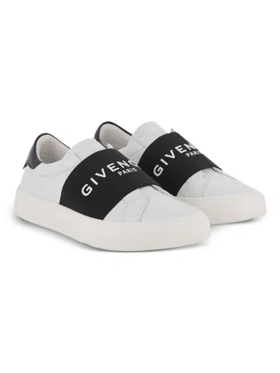 Givenchy Kids' Logo-print Sneakers In Multi