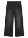 Givenchy Logo-print Straight-leg Jeans In Blue