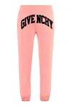 Givenchy Logo Print Sweatpants In Pink