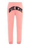 Givenchy Elasticated Waistband Straight Fit Trousers In Pink