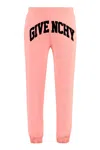 Givenchy Elasticated Waistband Straight Fit Trousers In Pink