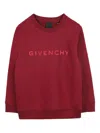 Givenchy Logo-print Sweatshirt In Red