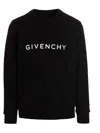 GIVENCHY LOGO PRINT SWEATSHIRT BLACK