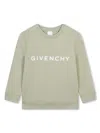 Givenchy Logo-print Sweatshirt In Green