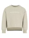 Givenchy Logo-print Sweatshirt In Neutral