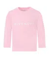 Givenchy Logo-print Sweatshirt In Pink