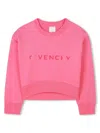 Givenchy Sweatshirt With Print In Rosa