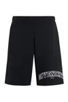 Givenchy Logo Print Sweatshorts In Black