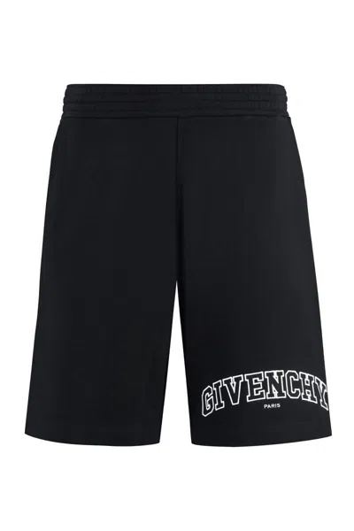GIVENCHY GIVENCHY LOGO PRINT SWEATSHORTS