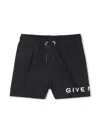 Givenchy Logo-print Swim Shorts In Black