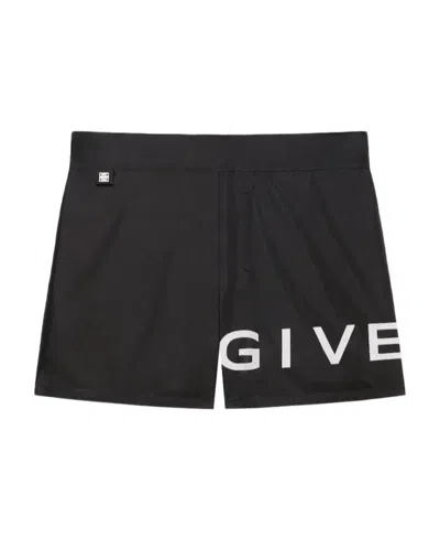 GIVENCHY GIVENCHY LOGO PRINTED SWIMMING SHORTS