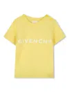 Givenchy Logo-print T-shirt In 黄色
