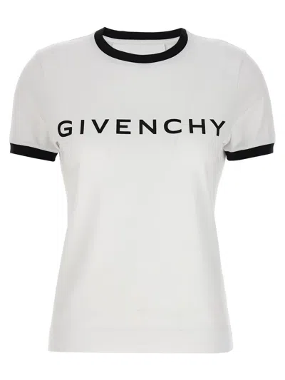 Givenchy Logo Print T-shirt In White