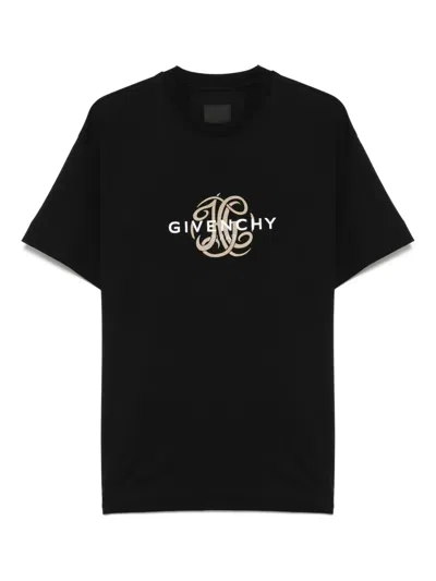 Givenchy Logo-print T-shirt In Black
