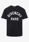 Givenchy Men T-shirt With Logo In Black