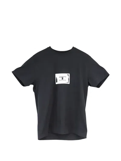 Pre-owned Givenchy Logo-print T-shirt In Black