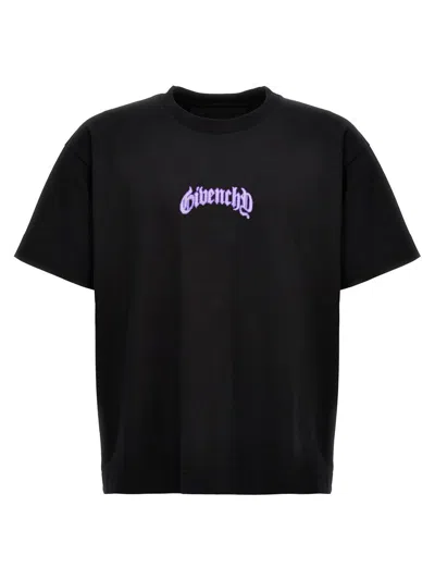 Givenchy Logo-print Cotton T-shirt In Black