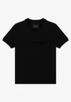 Givenchy Logo Print T-shirt In Black