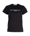 Givenchy Logo-printed Cotton Jersey T-shirt In Black