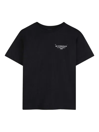 Givenchy Logo-print T-shirt In Blue