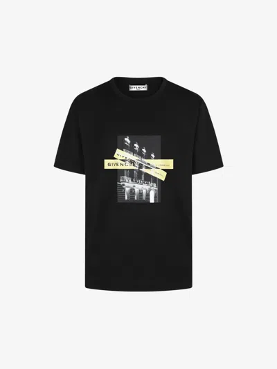 Pre-owned Givenchy Logo Print T-shirt (bm711s3002 In Black