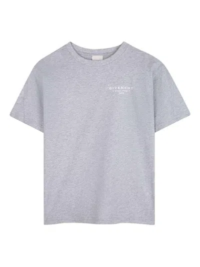 GIVENCHY GIVENCHY KIDS LOGO PRINTED CREWNECK T-SHIRT