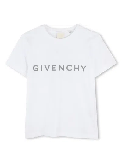 Givenchy Kids' Logo-print T-shirt In White