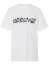 Givenchy 4g Embroidered Logo Thistle T-shirt In White