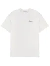 Givenchy Men White Crew Neck T-shirt With Logo On Front And Back In Cotton Man In White