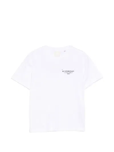 Givenchy Kids' Logo-print T-shirt In White