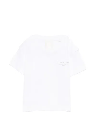 Givenchy Babies' Logo-print T-shirt In White