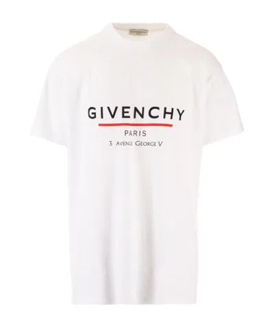 Givenchy Logo Print T-shirt In White