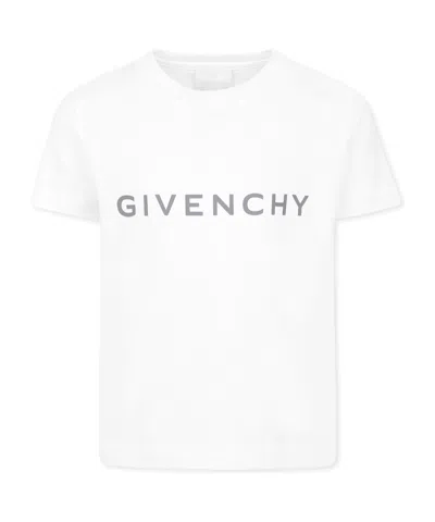GIVENCHY GIVENCHY KIDS LOGO-PRINT CREWNECK T-SHIRT