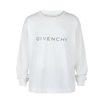 Pre-owned Givenchy Logo Print T-shirt 'white' | Men's Size M