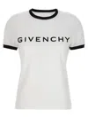 Givenchy Women Logo Print T-shirt In White