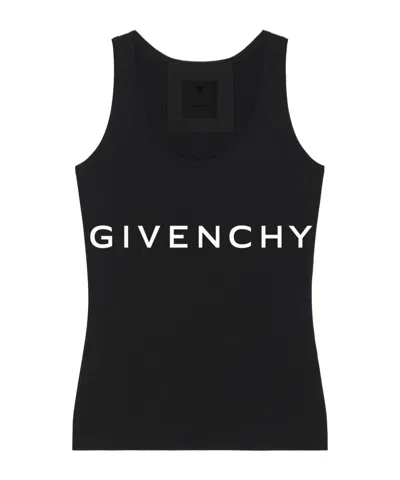 GIVENCHY GIVENCHY LOGO PRINTED CREWNECK TANK TOP