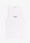 Givenchy Women Cotton Tank Top In White