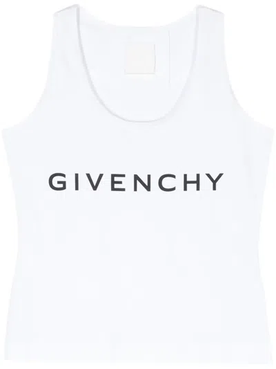 GIVENCHY LOGO-PRINT TANK TOP