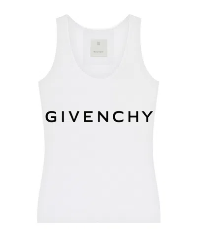 GIVENCHY GIVENCHY LOGO PRINTED CREWNECK TANK TOP