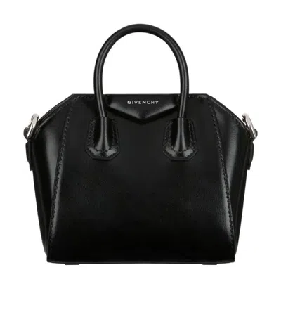 Givenchy Antigona Micro Tote Bag In Black