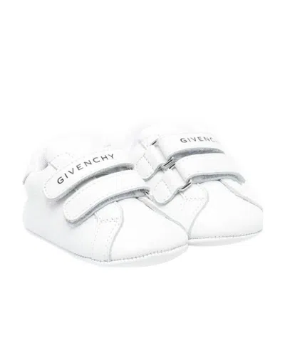Givenchy Logo-print Touch-strap Sneakers In White